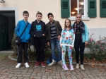 v.l. Victor, Moritz, Raja, Helene und Anastasia 